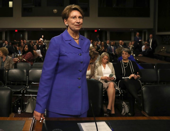 At a Senate Armed Services Committee hearing Thursday on her nomination to become as secretary of the Air Force, Barbara Barr