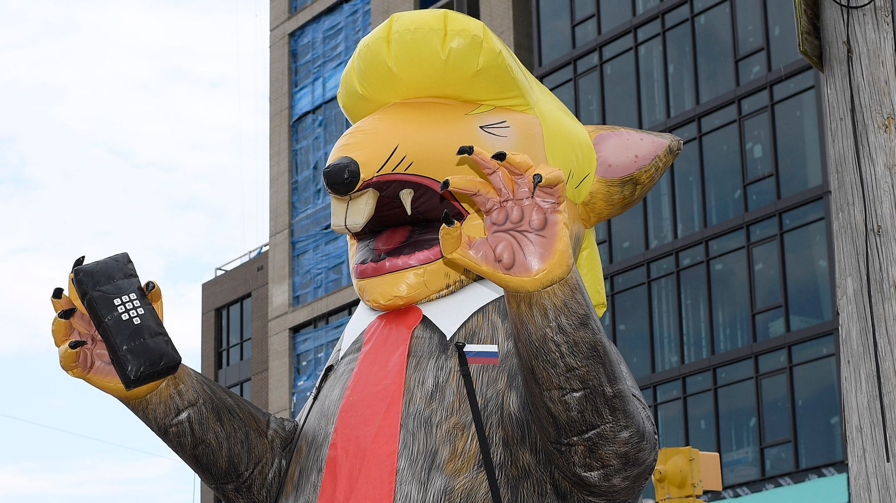 Baltimore Claps Back With Giant Trump Rat Balloon To Mark Presidents