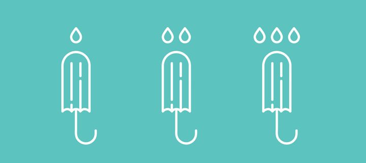 Tampons icons white