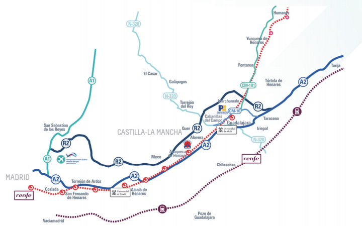 Infrasestructuras de Guadalajara