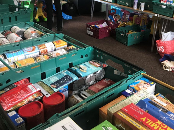 A stock image of a foodbank. 