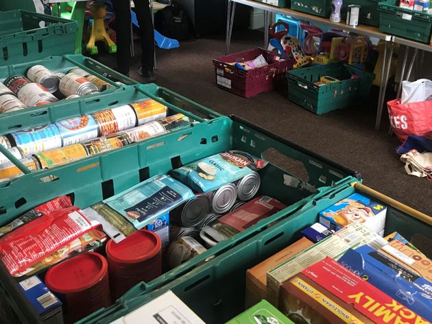 A stock image of a foodbank. 