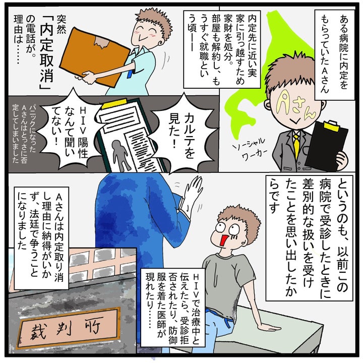 HIV内定取り消し訴訟