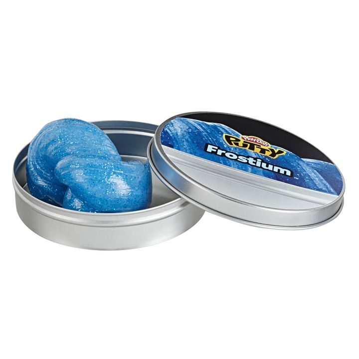 Play-Doh Putty has a pliable texture and becomes stretchier the more it warms up in your hand. 