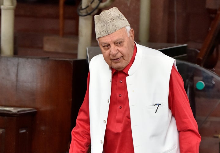 National Conference leader Farooq Abdullah