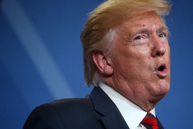 U.S. President Donald Trump speaks at the 2019 House Republican Conference Member Retreat dinner in Baltimore, Maryland, U.S., September 12, 2019. REUTERS/Leah Millis