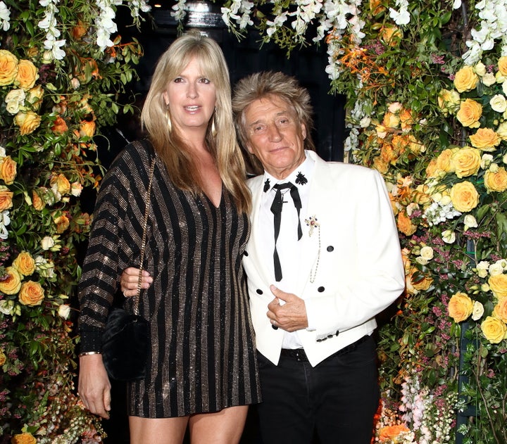 Rod Stewart and Penny Lancaster