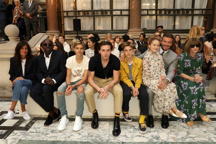 Victoria and David Beckham Hit London Fashion Week in His-and-Hers