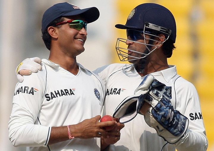 File image of Sourav Ganguly and MS Dhoni.