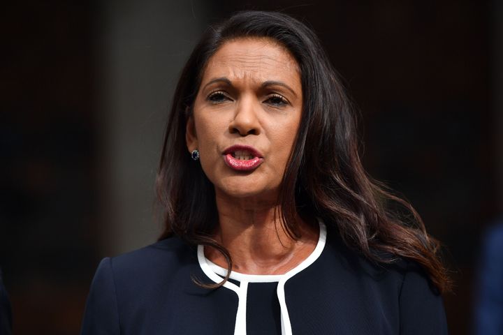 Gina Miller outside the High Court 