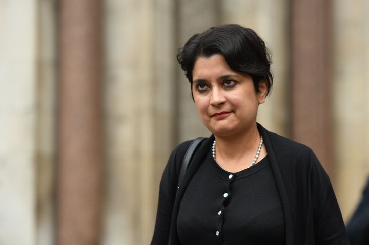 Shami Chakrabarti leaves the Royal Courts of Justice 