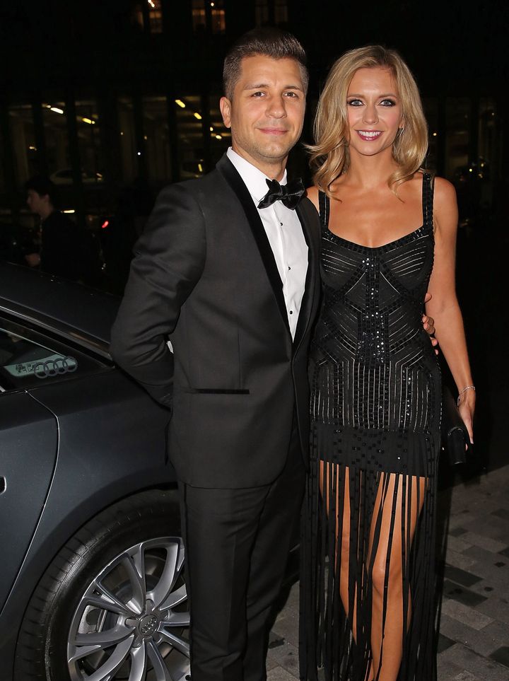 Rachel with husband Pasha Kovalev.