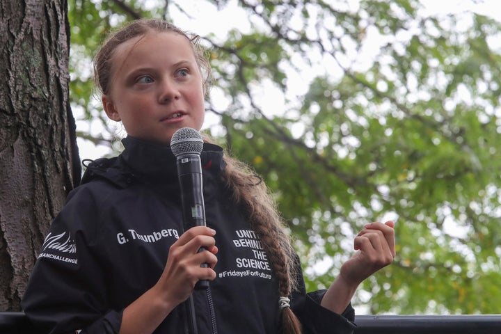 Greta Thunberg.