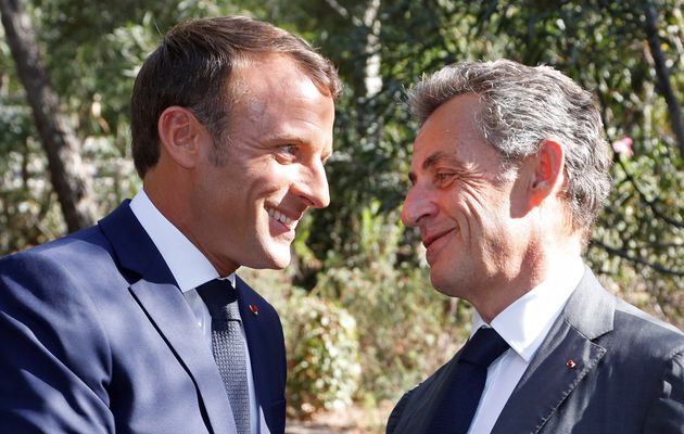 Emmanuel Macron et son prÃ©dÃ©cesseur Nicolas Sarkozy entretiennent d'excellentes relations...