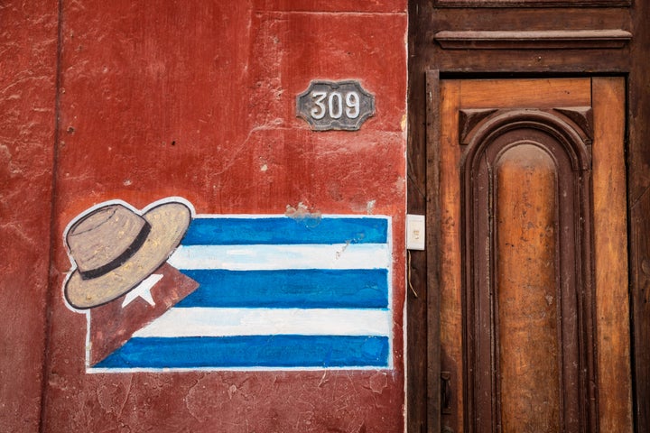 Street art in Old Havana, Cuba.