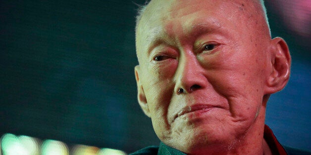 FILE - In this March 20, 2013 file photo, Singapore's first Prime Minister Lee Kuan Yew attends the Standard...