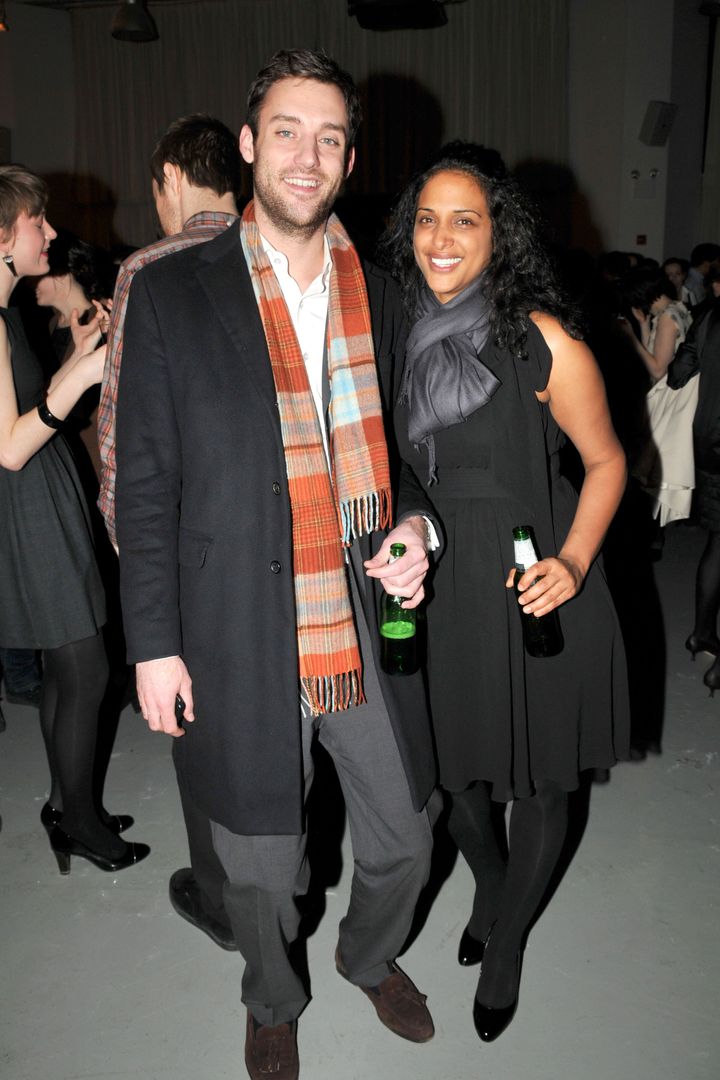 Cooke Maroney and Vanessa Riding attend an after-party at Bar 2000 on March 6, 2009 in New York City.