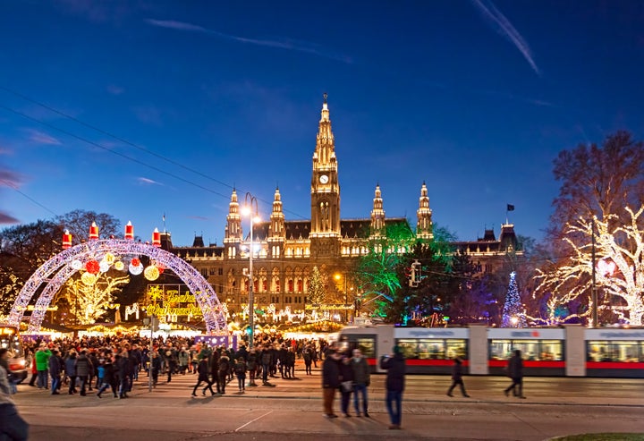 Mercado em Viena, na Áustria. 
