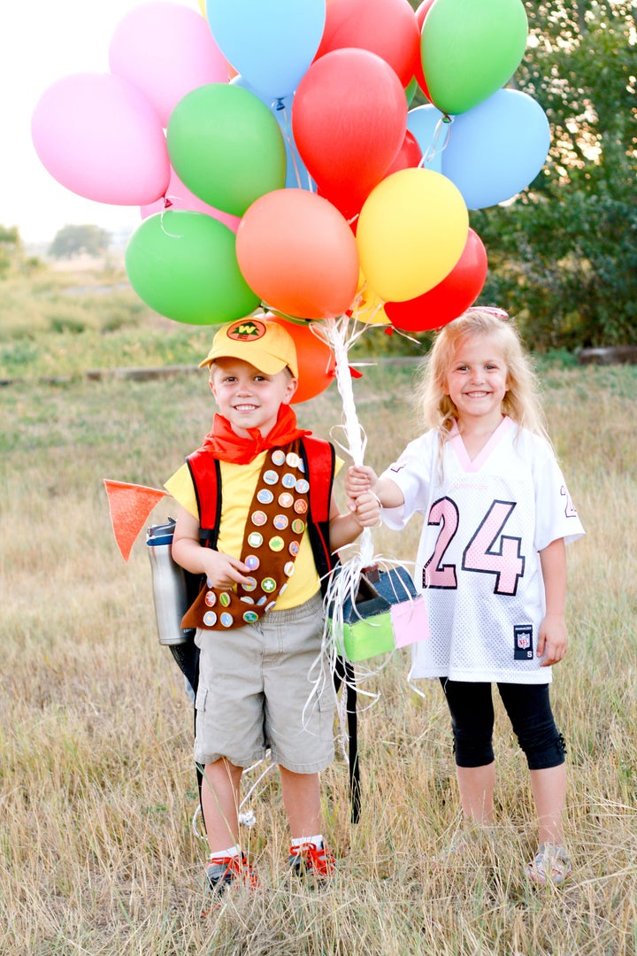 The twins at Elijah's photo shoot.