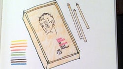 색연필을