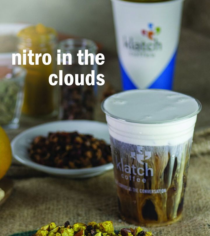 Nitro in the Clouds at Klatch Coffee in California.