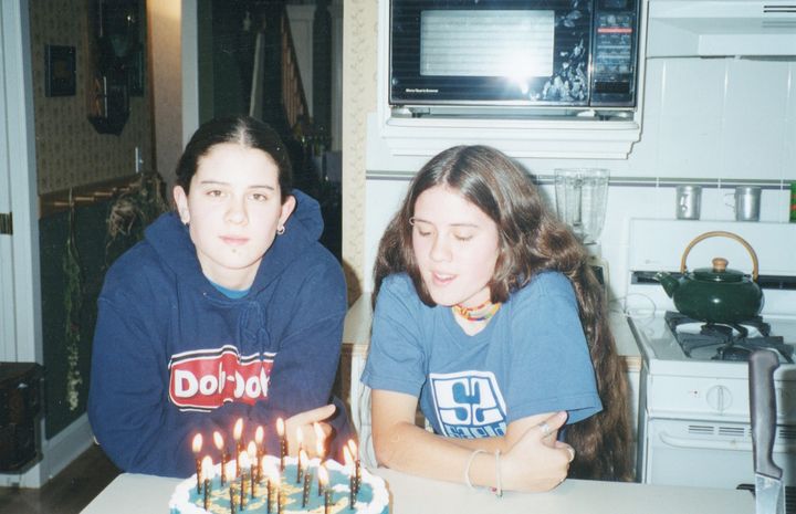 Tegan and Sara on their 17th birthday.