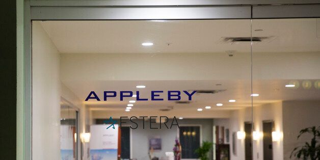 HAMILTON, BERMUDA - NOVEMBER 8: A view into the lobby of the building that houses the Appleby law firm offices, November 8, 2017 in Hamilton, Bermuda. In a series of leaks made public by the International Consortium of Investigative Journalists, the Paradise Papers shed light on the trillions of dollars that move through offshore tax havens. (Photo by Drew Angerer/Getty Images)