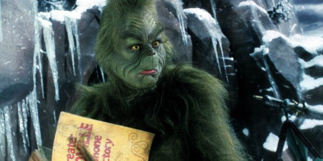 ATTENTION: THIS PICTURE HAS BEEN BINNED, DO NOT USE. The Grinch, portrayed by Jim Carrey who is pictured in a scene from the film