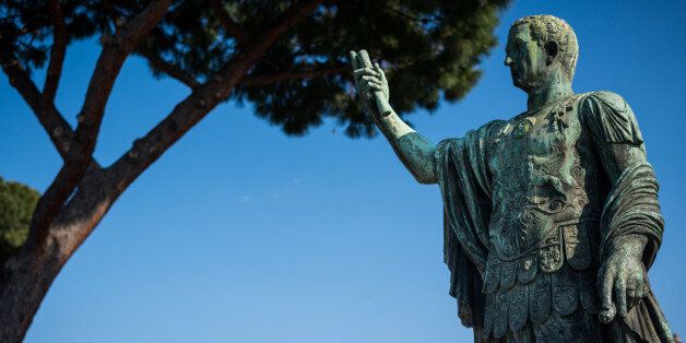 rome italy - statue Julius Caesar