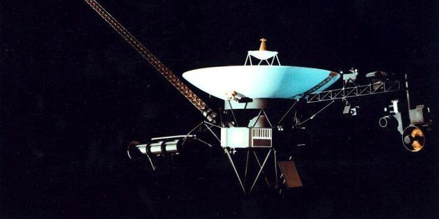 Illustation of American spacecraft Voyager 1which has survived space for twenty years and travelled over six billion miles. (Photo by Time Life Pictures/NASA/The LIFE Picture Collection/Getty Images)