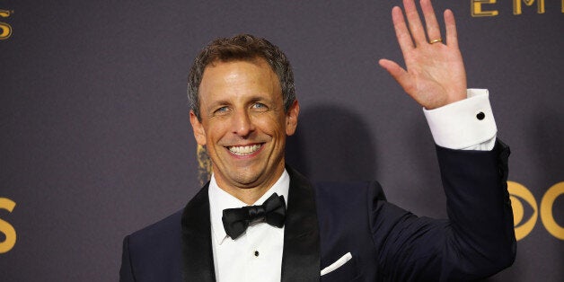 69th Primetime Emmy Awards â Arrivals â Los Angeles, California, U.S., 17/09/2017 - Seth Meyers. REUTERS/Mike Blake