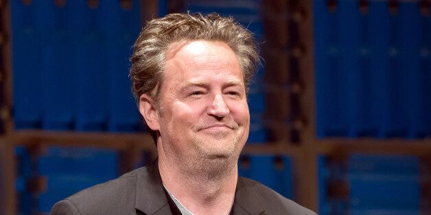 NEW YORK, NY - JUNE 05: Matthew Perry is seen on stage during the opening night curtain call of 'The End Of Longing' at Lucille Lortel Theatre on June 5, 2017 in New York City. (Photo by Mike Pont/WireImage)