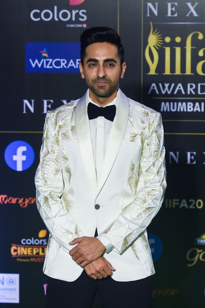 Ayushmann Khurrana arrives for IIFA Awards.