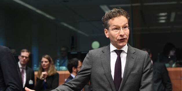 Eurogroup President Jeroen Dijsselbloem attends an Eurogroup ministerial meeting at the European Council in Brussels on November 6, 2017. / AFP PHOTO / EMMANUEL DUNAND (Photo credit should read EMMANUEL DUNAND/AFP/Getty Images)