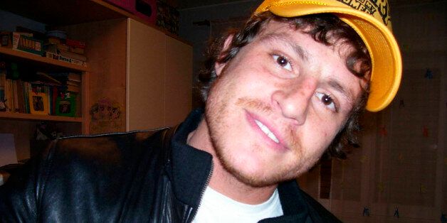 An undated photo of Gabriele Sandri, who was killed at a highway petrol station near Arezzo, Italy November 11, 2007, appears on his MySpace web page. A policeman accidentally shot dead the soccer fan on Sunday during a confrontation between supporters of rival clubs in Italy, police said. The shooting took place after Lazio and Juventus supporters clashed at a motorway restaurant near the Tuscan city of Arezzo. REUTERS/MySpace.com (ITALY)