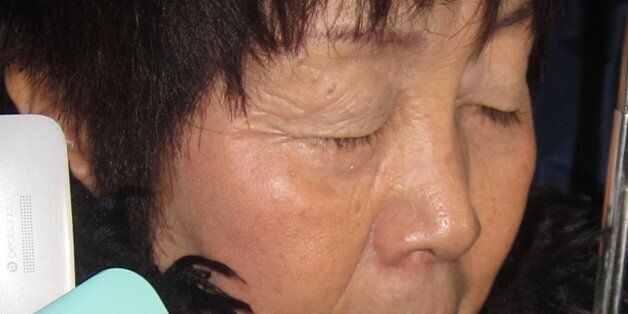 This picture taken on March 13, 2014 shows 67-year-old Japanese woman Chisako Kakehi, who was arrested in Kyoto on November 19 on suspicion of poisoning her husband with cyanide in the latest 'Black Widow' case. She denied any involvement in his death although reports said the police suspect she killed her husband to obtain insurance money and his assets. AFP PHOTO / JIJI PRESS JAPAN OUT (Photo credit should read JIJI PRESS/AFP/Getty Images)