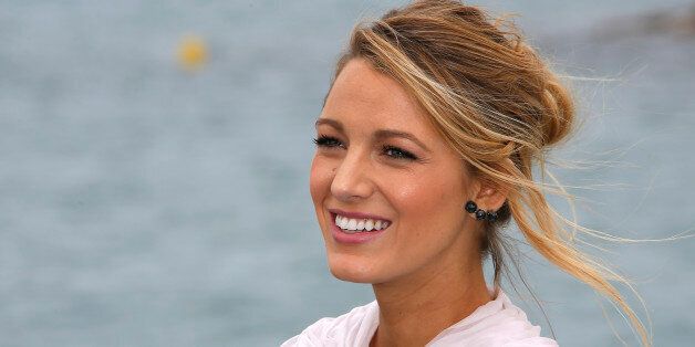 Cast member Blake Lively poses during a photocall for the film