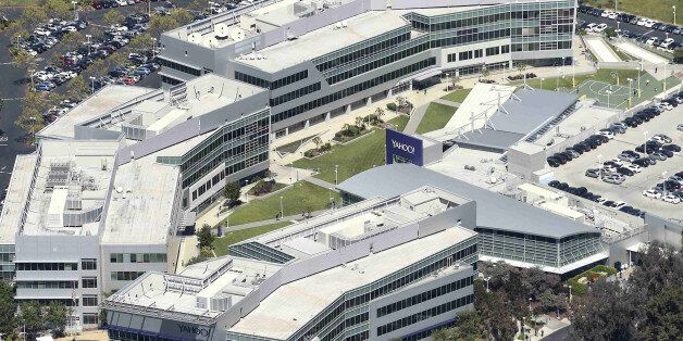 The Yahoo campus is shown in an aerial photo in Sunnyvale, California, U.S. April 6, 2016. REUTERS/Noah Berger/File Photo TPX IMAGES OF THE DAY