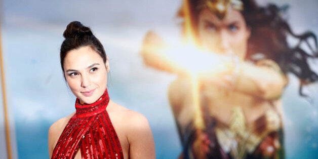 Cast member Gal Gadot poses at the premiere of