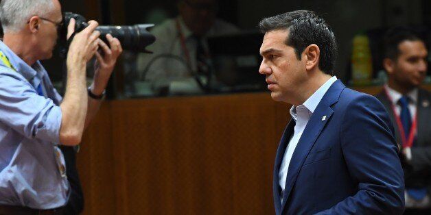 Greece's Prime minister Alexis Tsipras attends an European leaders summit in Brussels on October 20, 2017. EU leaders agreed to start preparatory talks on the bloc's relationship with Britain after Brexit, giving some progress for embattled Prime Minister Theresa May to take back home. / AFP PHOTO / EMMANUEL DUNAND (Photo credit should read EMMANUEL DUNAND/AFP/Getty Images)
