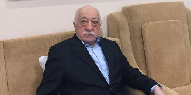 Turkish cleric and opponent to the Erdogan regime Fethullah GÃ¼len adresses at his residence in Saylorsburg, Pennsylvania on July 18, 2016 allegations by the Turkish government about his involvement in the attempted July 15 coup.The US-based cleric was accused by Ankara of orchestrating Friday's military coup attempt but he firmly denied involvement, also condemning the action 'in the strongest terms'. / AFP / Thomas URBAIN (Photo credit should read THOMAS URBAIN/AFP/Getty Images)