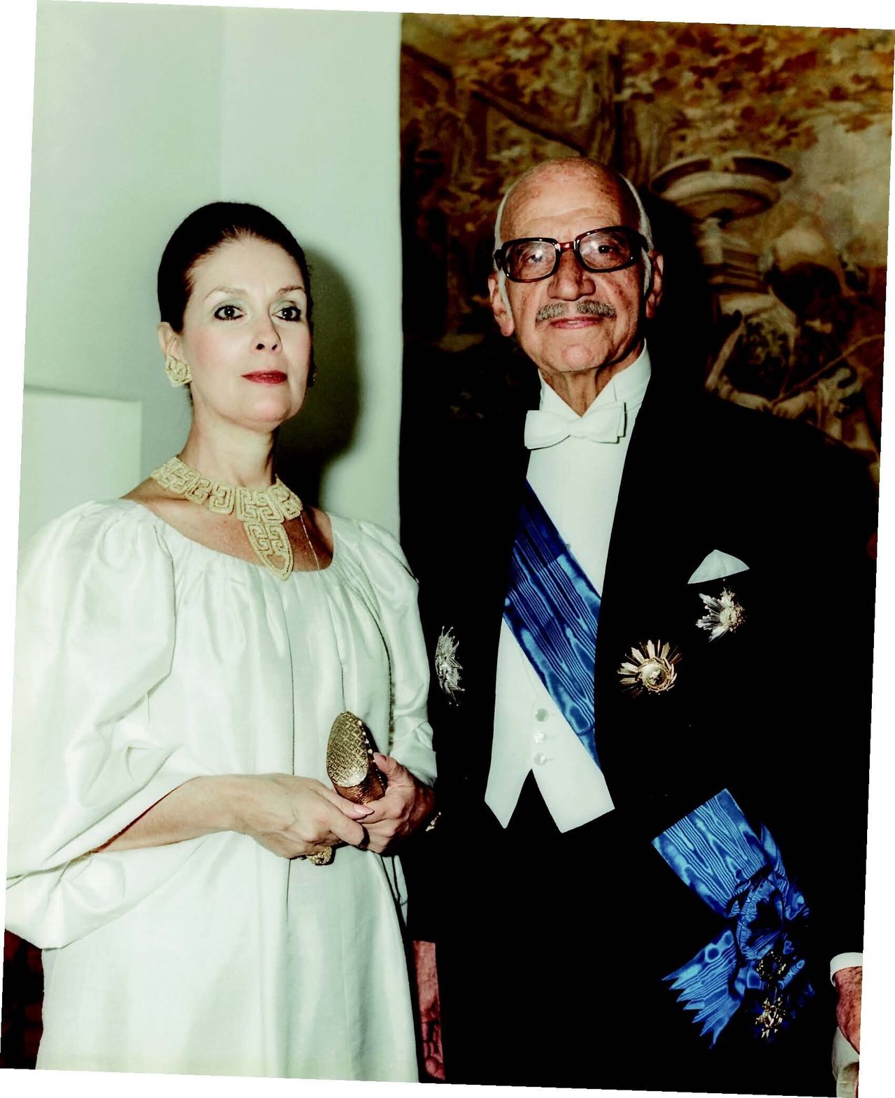 Ο Ξενοφών Ζολώτας με τη σύζυγο του Λόλα τη δεκαετία του '80. 