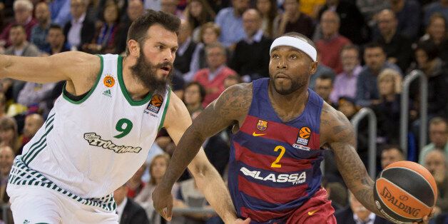 Tyrese Rice during the basket Turkish Airlines Euroleague match between FC Barcelona and Panathinaikos in Barcelona, on December 2, 2016. (Photo by Miquel Llop/NurPhoto via Getty Images)