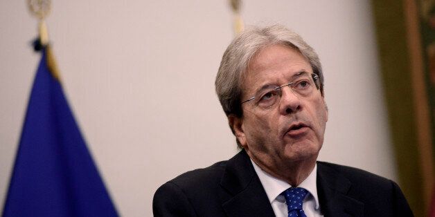 ROME, ITALY - SEPTEMBER 28: Prime Minister Paolo Gentiloni participates in the National Family Conference, on September 28, 2017 in Rome, Italy. First day of the Third National Family Conference at the Campidoglio.(Photo by Simona Granati - Corbis/Corbis via Getty Images)