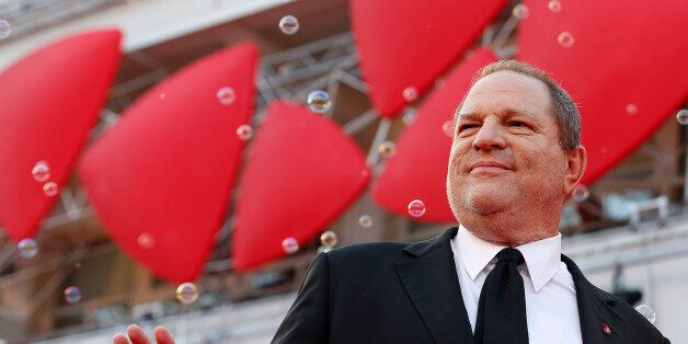 Producer Harvey Weinstein poses during a red carpet for the movie