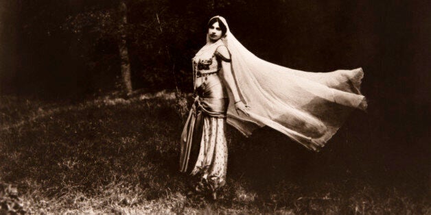 Portrait of Mata Hari (1876-1917) dancing. Private collection. c77. (Photo by: Christophel Fine Art/UIG via Getty Images)