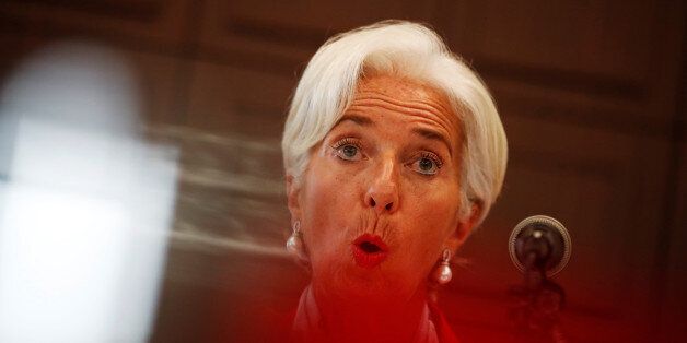 International Monetary Fund (IMF) Managing Director Christine Lagarde speaks during a news conference in Seoul, South Korea, September 11, 2017. REUTERS/Kim Hong-Ji