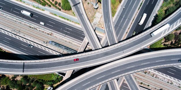 Athens aerial highway junction