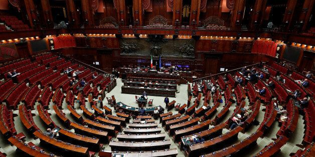 The Lower House of the Parliament is seen during a vote for electoral law in Rome, Italy, October 11, 2017. REUTERS/Remo Casilli