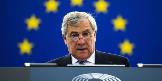 The President of the European Parliament Antonio Tajani attends a debate on the progress of the Brexit talks at the European Parliament in Strasbourg, eastern France, October 3, 2017.EU leaders are set to decide at a summit starting on October 19 whether enough has been agreed on the divorce to start discussing the future relationship including a trade deal, as Britain has demanded. But the European Parliament, which will have a final veto on any deal for Britain's departure from the bloc in Mar